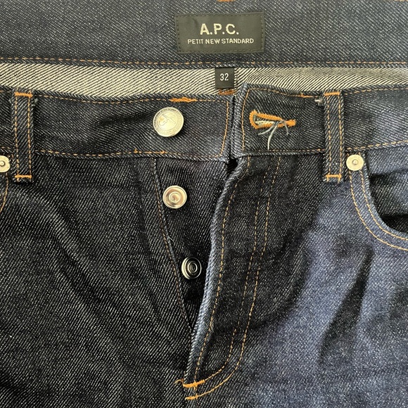 A.P.C. Blue Jeans - Raw Denim worn once!! - Picture 4 of 5